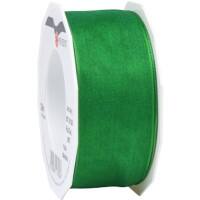 PRAESENT Organza 6074025-607 Golfgrün  40 mm x 25 m 2 Stück