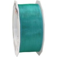 PRAESENT Organza 6074025-707  Meergrün  40 mm x 25 m 2 Stück