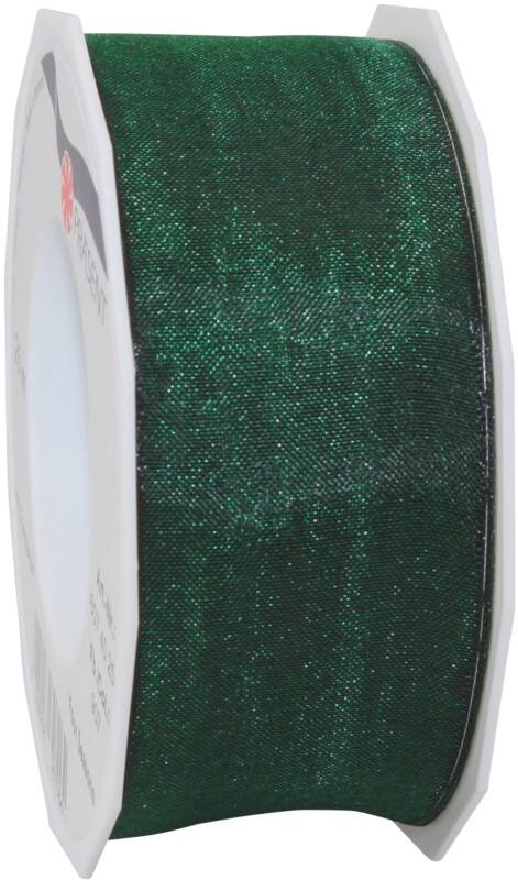 PRAESENT Organza 6074025-907  Tannengrün  40 mm x 25 m 2 Stück