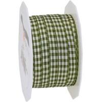 PRAESENT Motivband 6191020-621 Olive, Créme 10 mm x 20 m 2 Stück