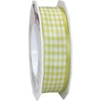 PRAESENT Motivband 6192520-027 Limette, Weiß 25 mm x 20 m 2 Stück