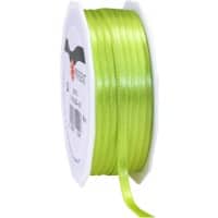 PRAESENT Doppelsatin 7180650-630 Hellgrün 6 mm x 50 m 2 Stück