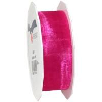 PRAESENT Organza 6012525-616 Koralle 25 mm x 25 m 3 Stück