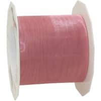 PRAESENT Organza 6017525-021  Hellrosa 72 mm x 25 m 3 Stück