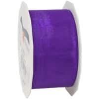 PRAESENT Organza 6014025-610 Violett 40 mm x 25 m 3 Stück