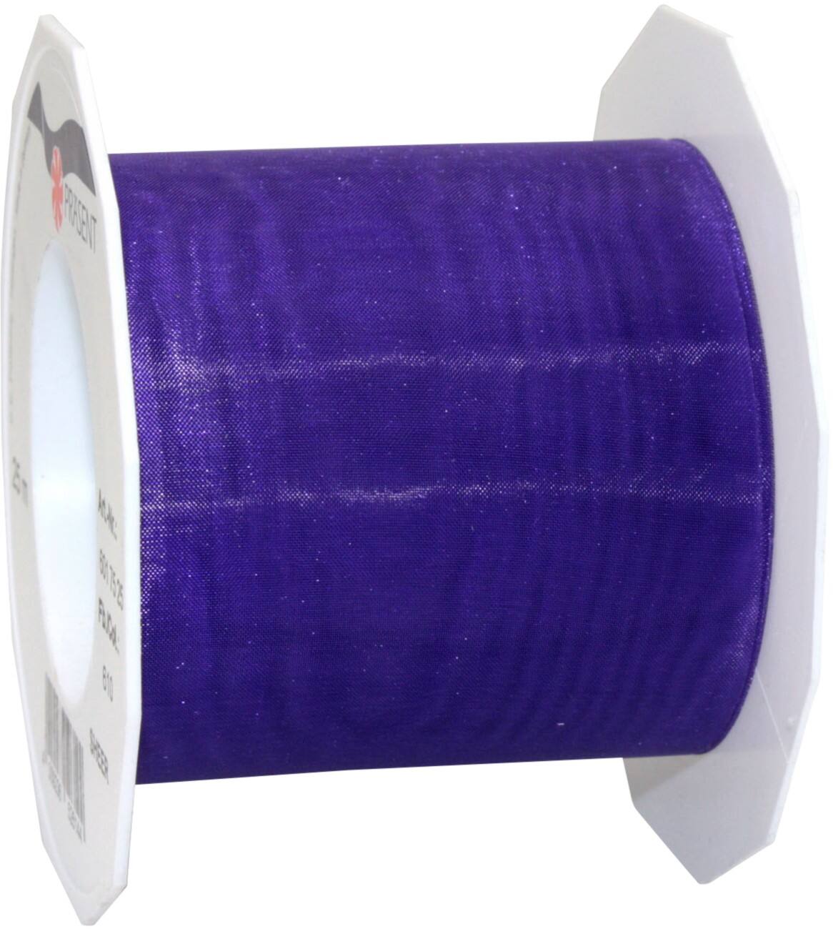 PRAESENT Organza 6017525-610  Violett 72 mm x 25 m 3 Stück