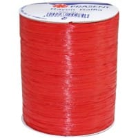 PRAESENT Bastband 133-609 Rot 5 mm x 100 m 3 Stück