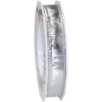 PRAESENT Geschenkband 1421520-631 Silber 15 mm x 20 m 3 Stück