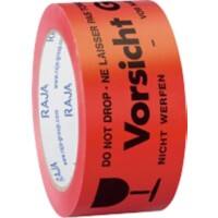 RAJA Signalklebeband Rot 50 mm x 66 m (L) PP (Polypropylen) 6 Stück