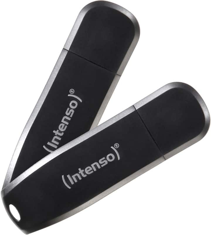 INTENSO USB-Stick 3533494 Schwarz 64 GB 2 Stück