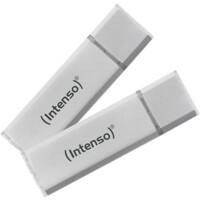 INTENSO USB-Stick 3531482 Silber 64 GB 2 Stück