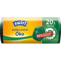 Swirl Müllsäcke  Schwarz 18 Rollen