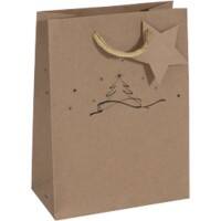 Sigel Geschenktasche GT038 Braun 17 x 9 x 23 cm 5 Stück