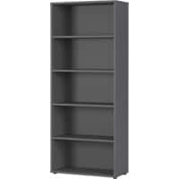 Germania Bücherregal 4235-547 Grau 800 mm (B) x 400 mm (T) x 1970 mm (H)