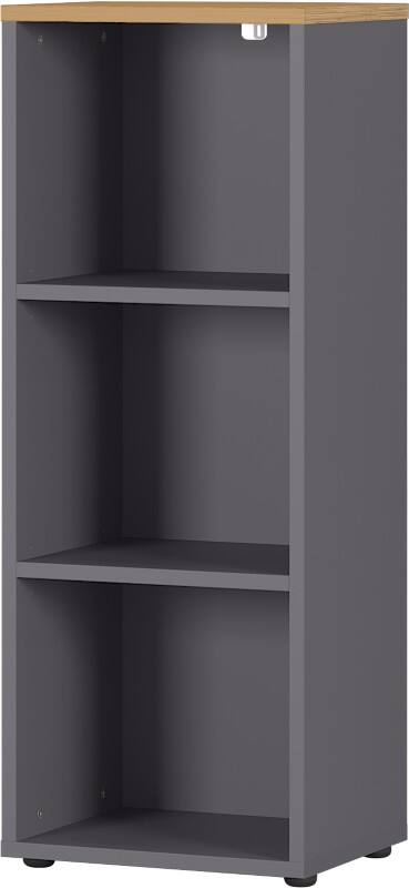 Germania Bücherregal 4230-564 Eiche, Grau 450 mm (B) x 400 mm (T) x 1200 mm (H)