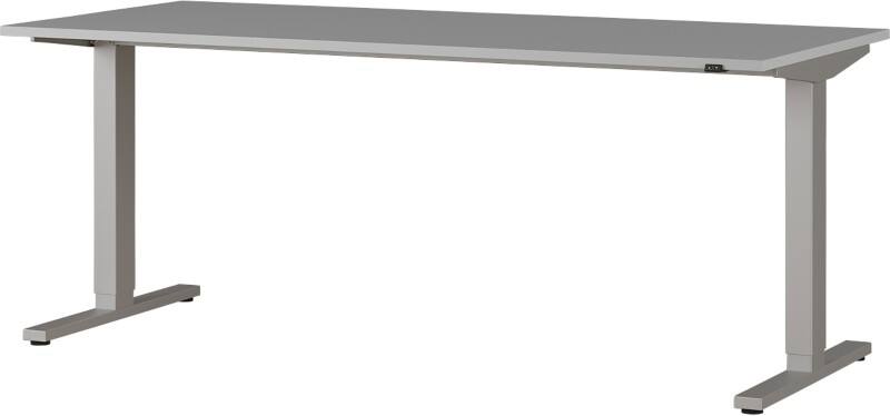 GERMANIA GW-Agenda Elektrisch Höhenverstellbar Sitz-Stehschreibtisch Rechteckig T-Fuß 1.800 (B) x 800 (T) x 1.200 (H) mm Melamin