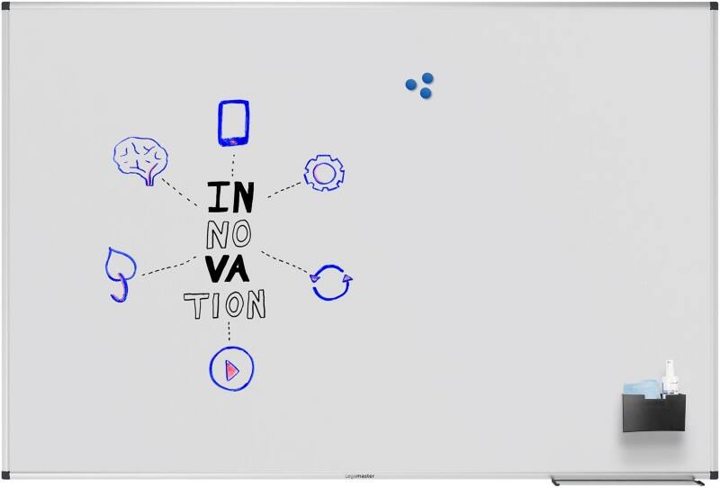 Legamaster UNITE Whiteboard Wandmontiert Magnetisch Einseitig 150 (B) x 100 (H) cm
