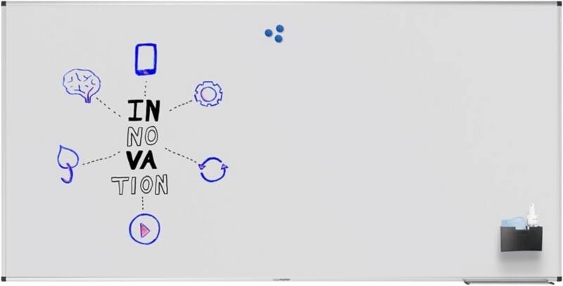 Legamaster UNITE Whiteboard Wandmontiert Magnetisch Einseitig 200 (B) x 100 (H) cm