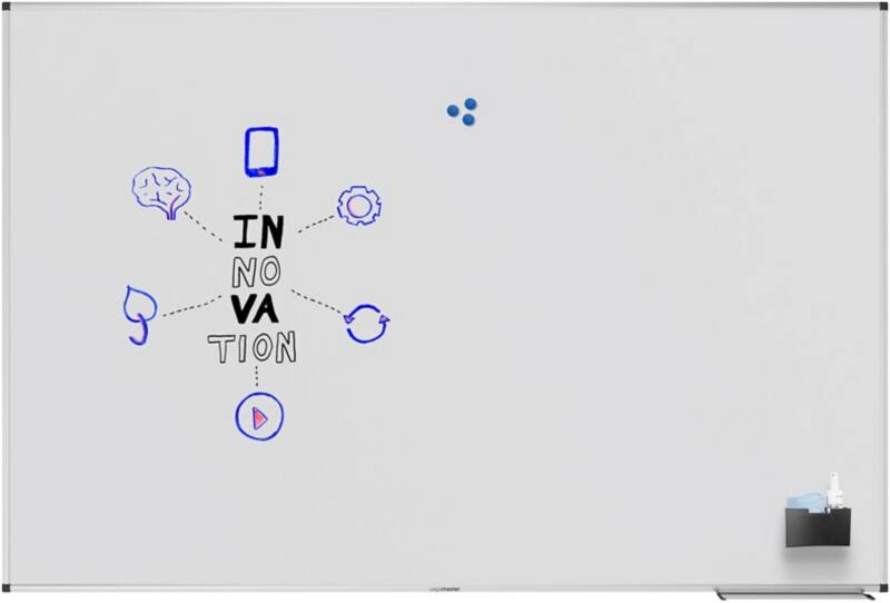 Legamaster UNITE Whiteboard Wandmontiert Magnetisch Einseitig 180 (B) x 120 (H) cm