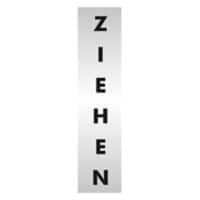 Seco Schild Ziehen Zum Ankleben Aluminium 4,5 x 19 cm