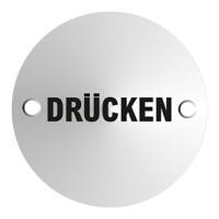 Seco Schild Drücken Zum Ankleben Aluminium  GSAA006