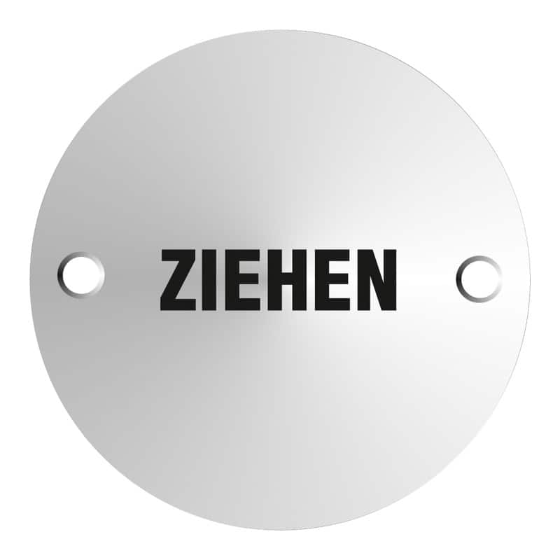 Seco Schild Ziehen Zum Ankleben Aluminium  GSAA007