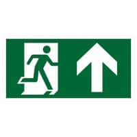 Seco Schild Ausgang oben Zum Ankleben Kunststoff 20 x 60 cm SP094SRP-600X200