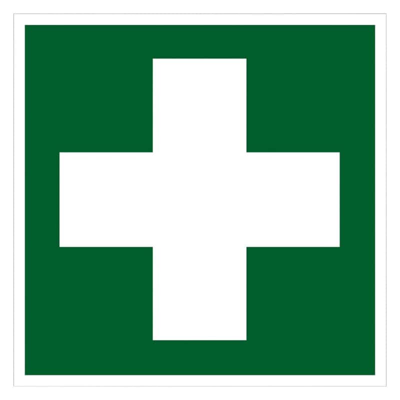 Seco Schild Erste Hilfe Zum Ankleben Kunststoff 20 x 20 cm SP096SRP-200X200