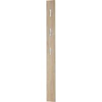 GERMANIA Garderobenständer 3255-177 3 Haken Wandhalterung Eiche 15 x 4 x 170 cm