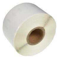 LW Etikettenrolle Kompatibel DYMO 99019 RL-D-99018T Selbsthaftend Schwarz auf Weiß 65 mm 110 Etiketten