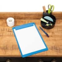 Maul Klemmbrett Blau 23,3 x 34,3 x 1,6 cm Kunststoff 2325137.ECO 80 Blatt