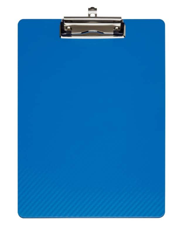 Maul MAULflexx Klemmbrett DIN A4 Kunststoff Blau Hoch 2361037