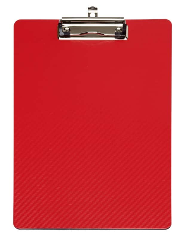 Maul MAULflexx Klemmbrett DIN A4 Kunststoff Rot Hoch 2361025