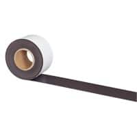 Maul Magnetband Magnetisch 10 cm Weiß 6156709 10 m