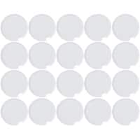 Maul MAULpro Rund Whiteboard-Magnete Weiß 0.3 kg Tragfähigkeit 20 mm 20 Stück