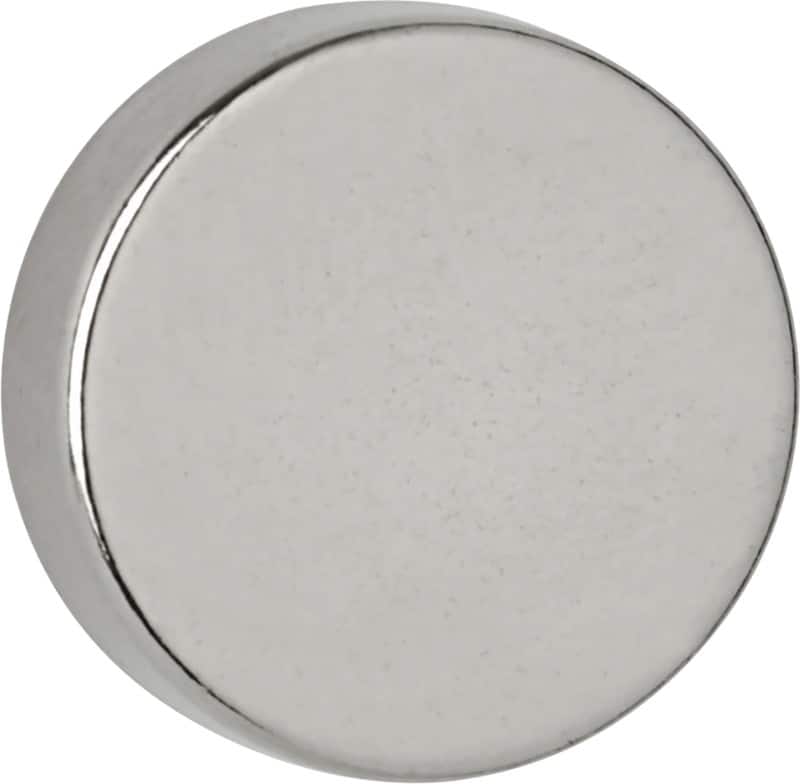 Maul Neodymium Rund Magnete Silber 4.5 kg Tragfähigkeit 15 mm 4 Stück