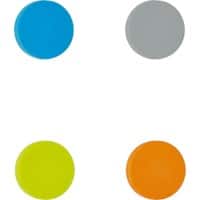 Maul Whiteboard-Magnete Farbig sortiert Tragfähigkeit 32.6 mm 4 Stück