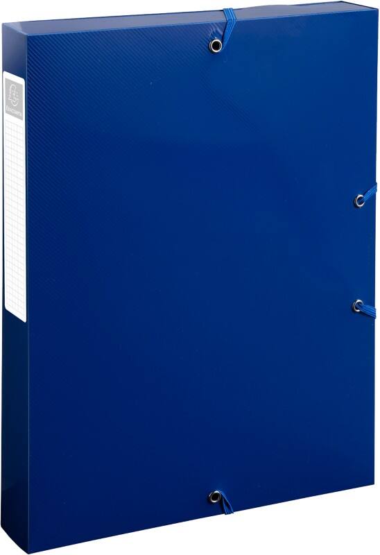 Exacompta BEE BLUE Archivbox 59142E PP (Polypropylen) 25 (B) x 4 (T) x 33 (H) cm Marineblau
