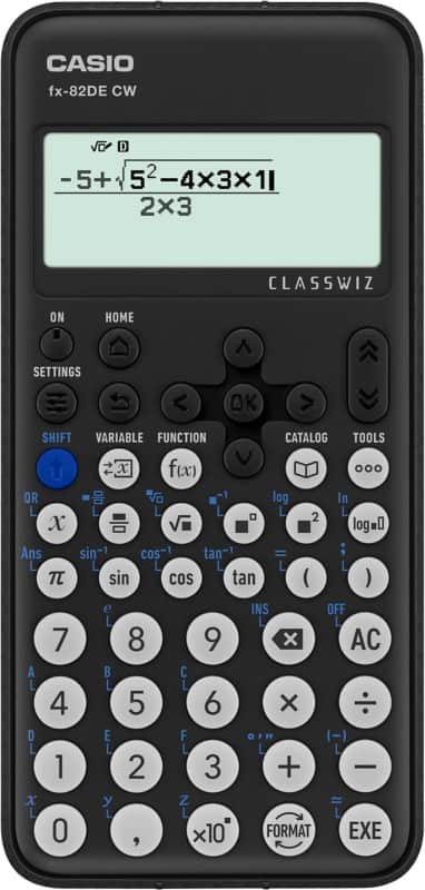 Casio Schulrechner FX-82DE CW Schwarz