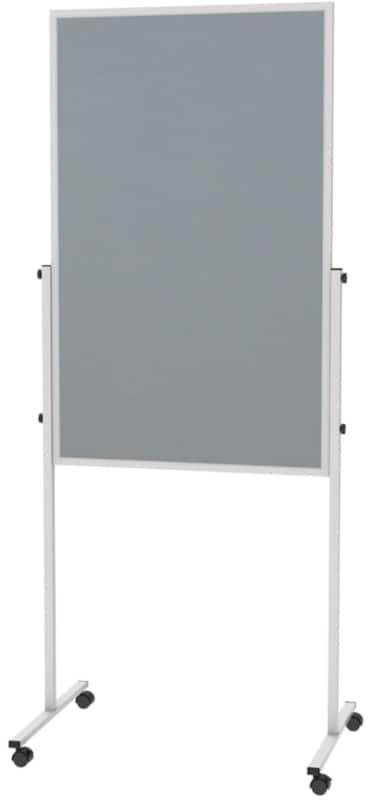 Maul MAULsolid Moderationstafel Nicht magnetisch Freistehend 84 (B) x 56 (T) x 193,5 (H) cm Aluminium Grau