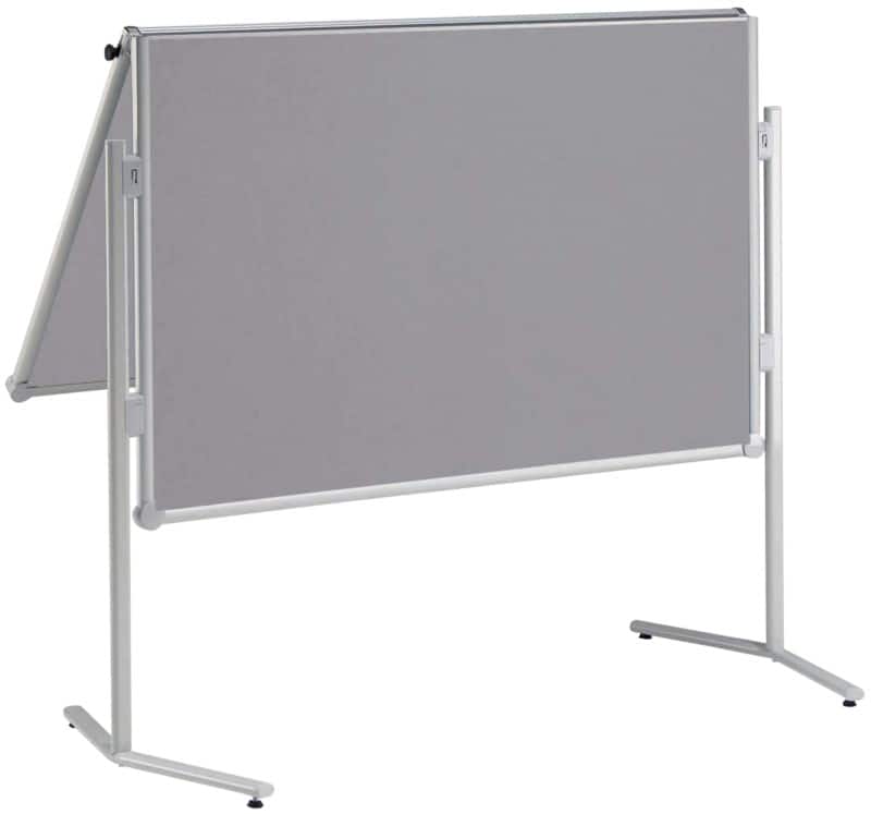 Maul MAULpro Moderationstafel Freistehend 130,5 (B) x 195 (H) cm Aluminium Grau