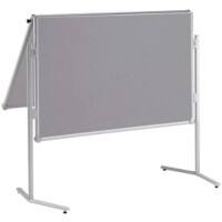 Maul MAULpro Moderationstafel Freistehend 130,5 (B) x 195 (H) cm Aluminium Grau