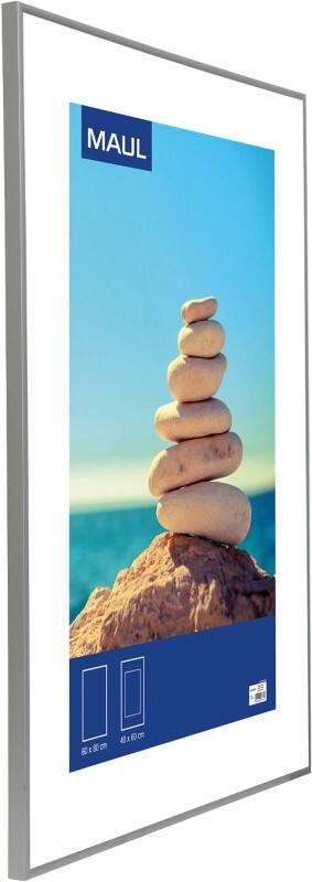 Maul MAULdesign 60 x 80 cm Bilderrahmen Silber Aluminium 1946805 60,5 (B) x 80,7 (T) x 2 (H) cm
