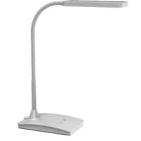 Maul Schreibtischlampe Steckdosentyp 83 Ra je Lichtquelle Silber