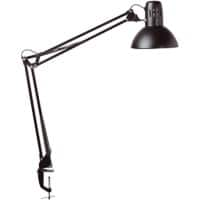 Maul MAULstudy Klemmbar Schreibtischlampe LED E27 Ohne Leuchtmittel Schwarz Steckdose 170 x 595 x 440 mm