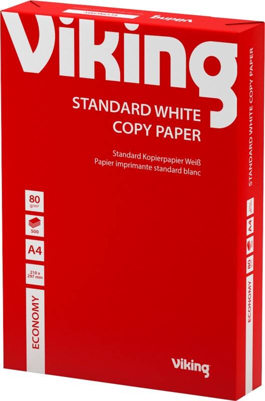 Viking Economy DIN A4 Druckerpapier 80 g/m² Weiß 146 CIE 500 Blatt