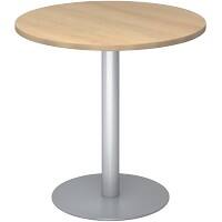 Hammerbacher Säulentisch Eiche 800 x 745 mm Mit Aufbau