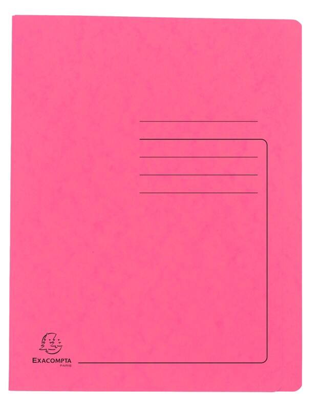 Exacompta Schnellhefter 39987E DIN A4 Pressspankarton meliert 27,2 (B) x 0,2 (T) x 31,8 (H) cm Rosa 25 Stück