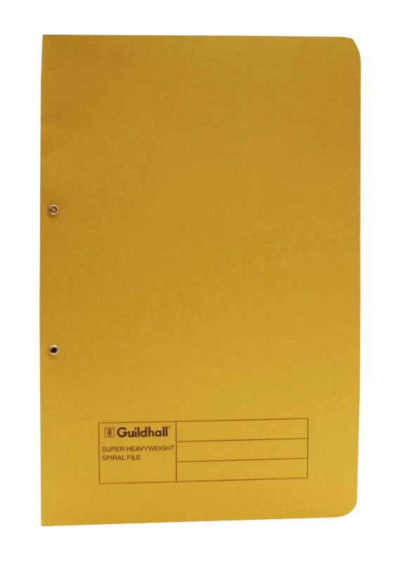 Exacompta Guildhall Spiralmappe 211/7003Z Gelb Manila 25 Stück