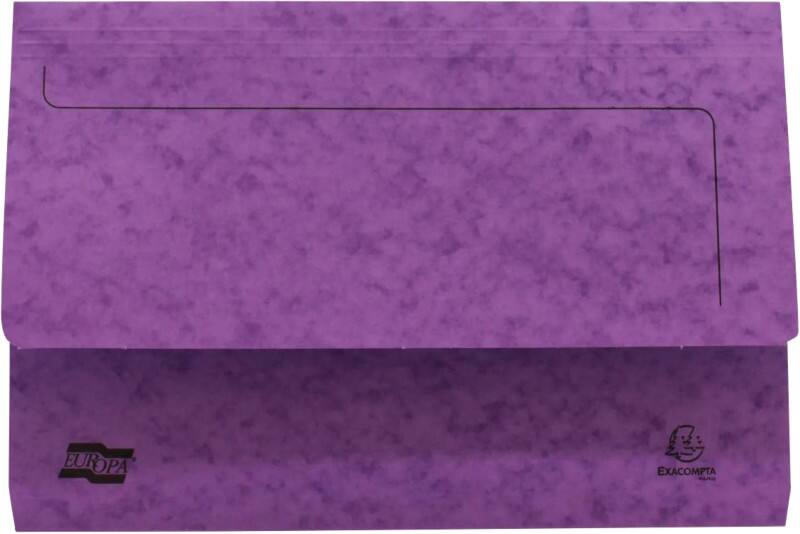 Exacompta Dokumentenmappe 5250Z Karton 24,5 (B) x 35,8 (T) x 22,4 (H) cm Farbig sortiert 50 Stück